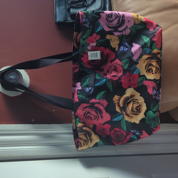 Floral Tote Bag - Multicolor  Xlarge tote. new - Picture 2 of 4